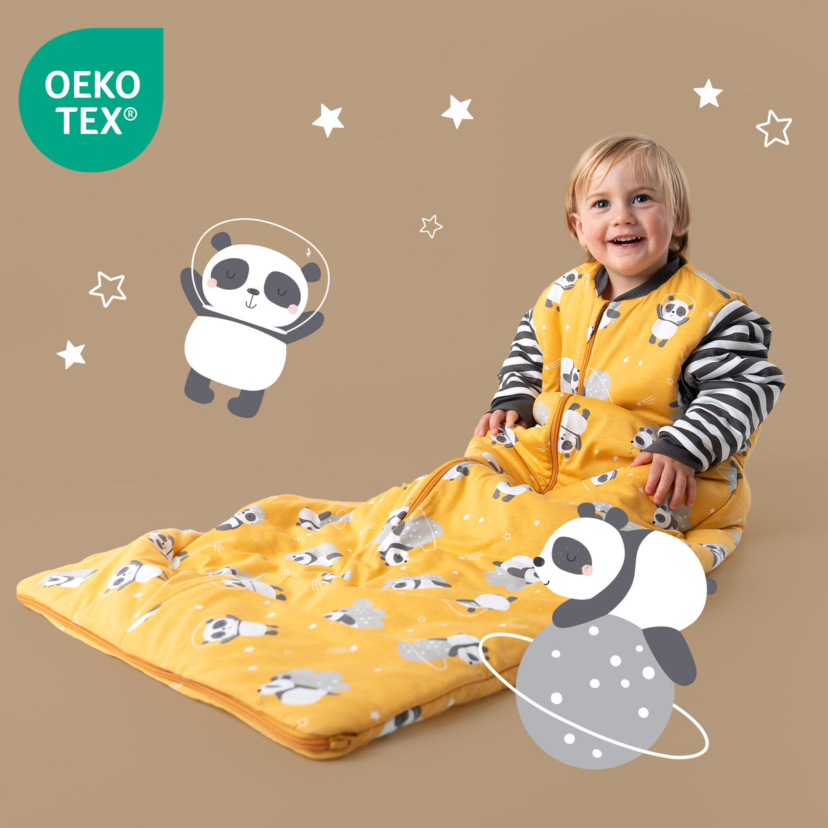 Gigoteuse bébé hiver - 3.5 TOG_Panda_OEKOTEX_471