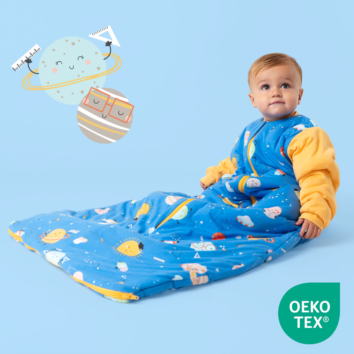 Gigoteuse bébé hiver - 3.5 TOG_Space_OEKOTEX_471