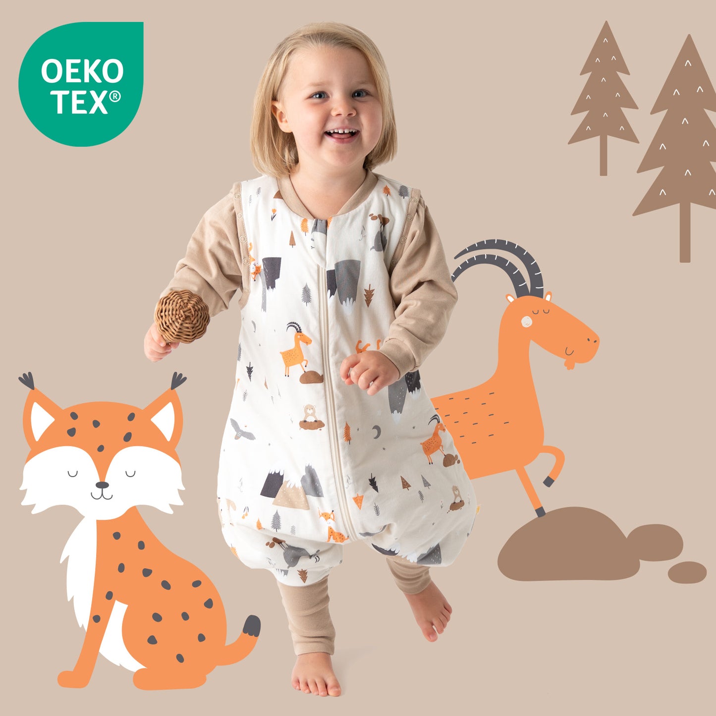 Gigoteuse à pieds hiver - 3.5 TOG