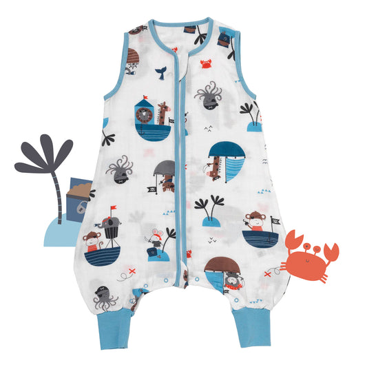 Gigoteuse à pieds été - mousseline - 0.5 TOG
