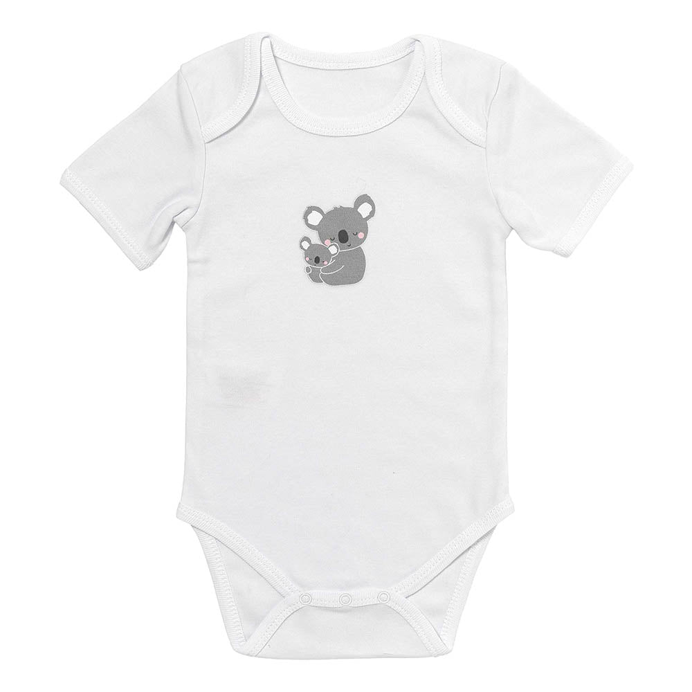 Body bébé manches courtes 100% bio - lot de 5