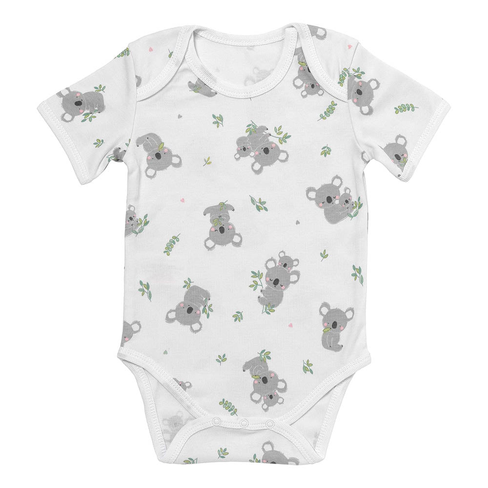 Body bébé manches courtes 100% bio - lot de 5