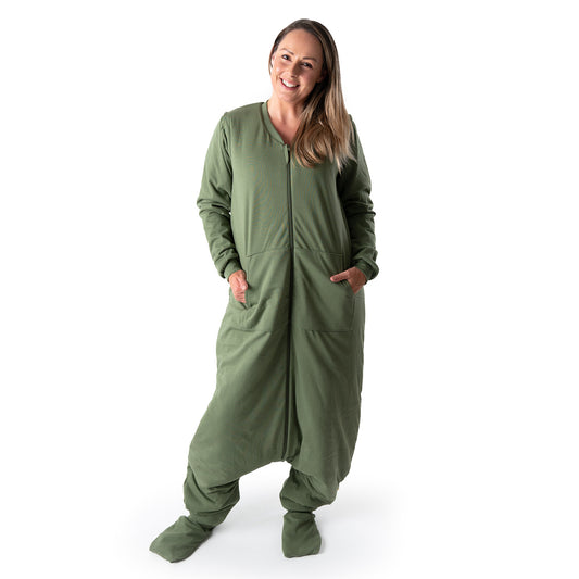 Gigoteuse à pieds adulte - manches amovibles - 2.5 TOG