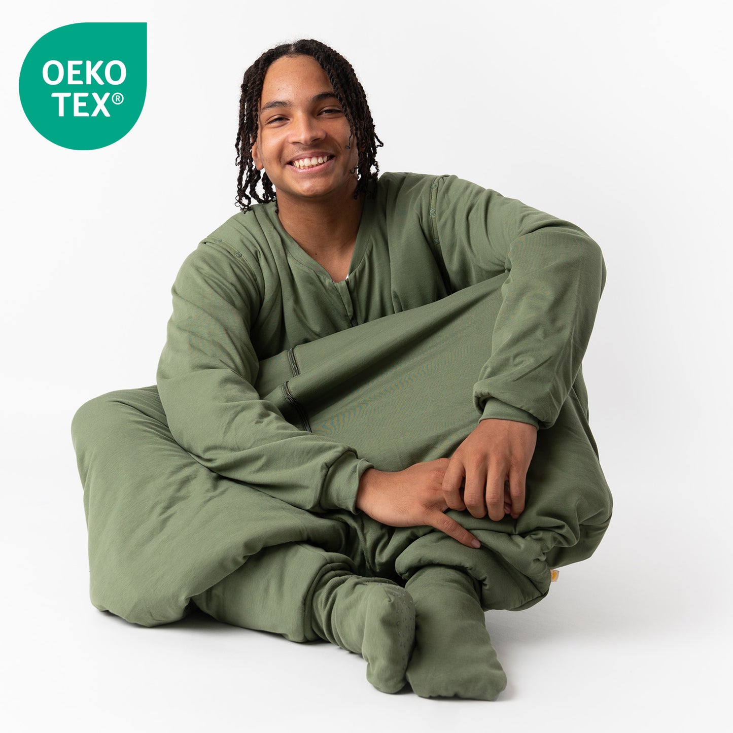 Gigoteuse à pieds adulte - manches amovibles - 2.5 TOG