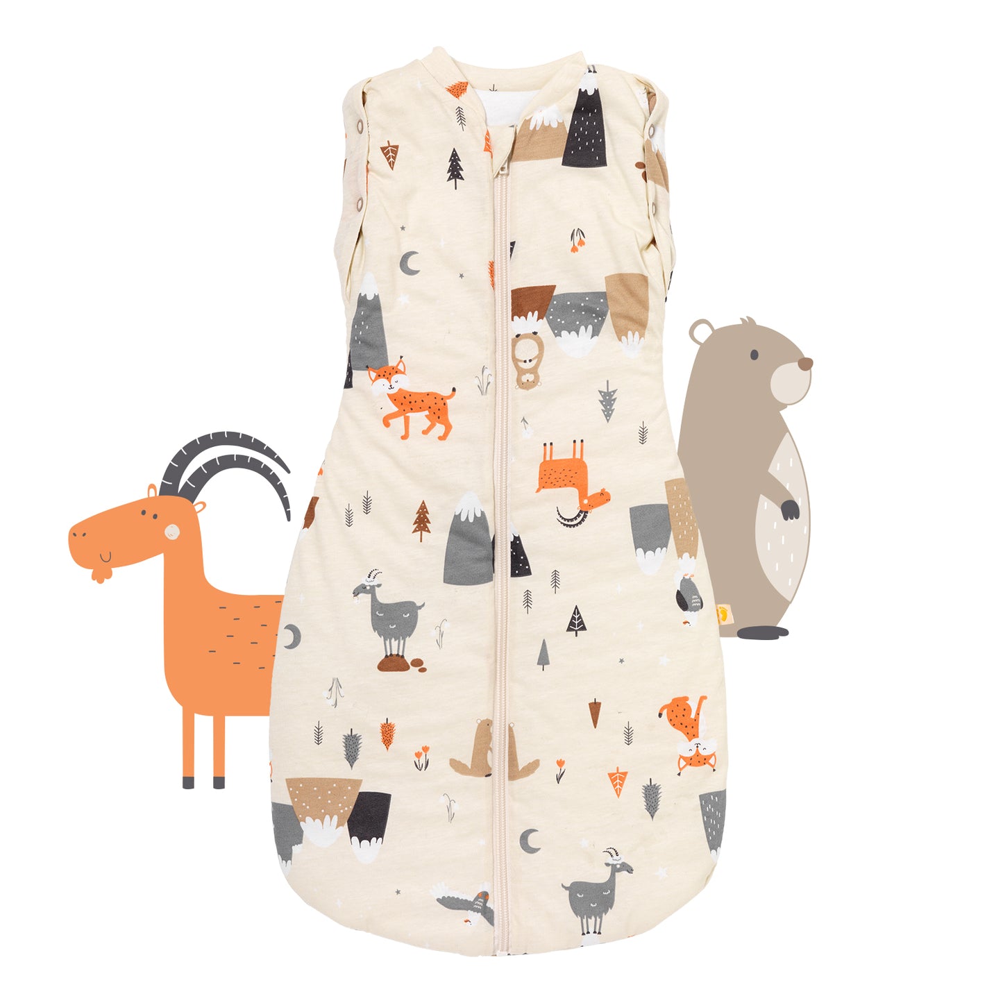 Sac de couchage emmaillotage bébé 1.0 TOG