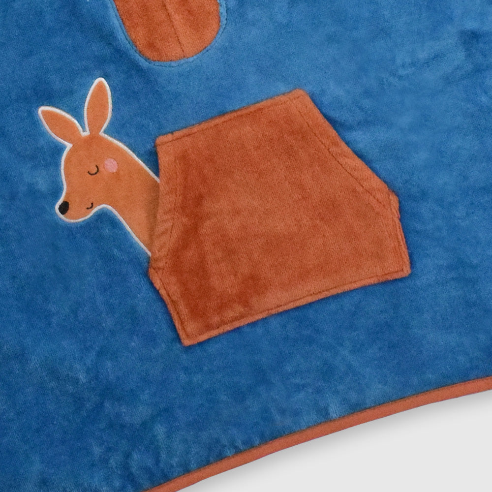 Poncho de bain à capuche pour enfant