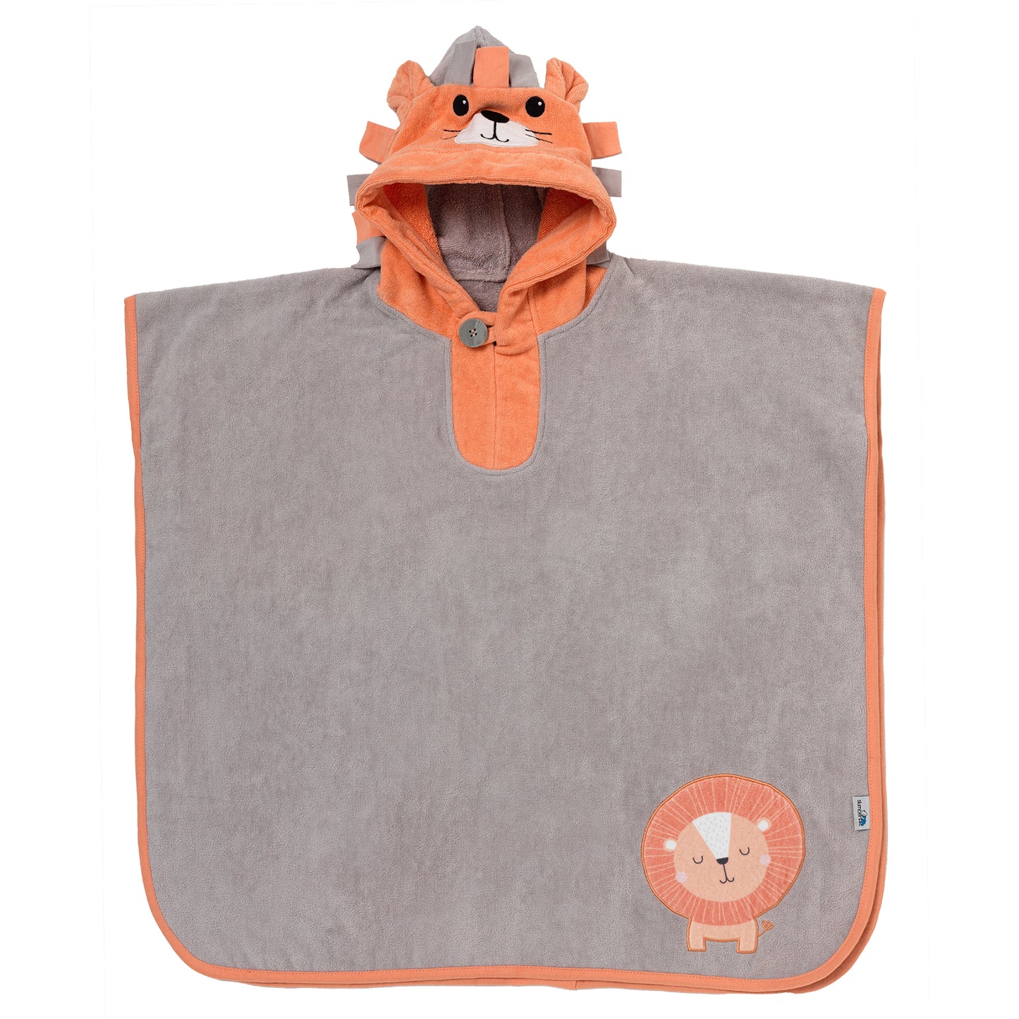 Poncho de bain à capuche pour enfant