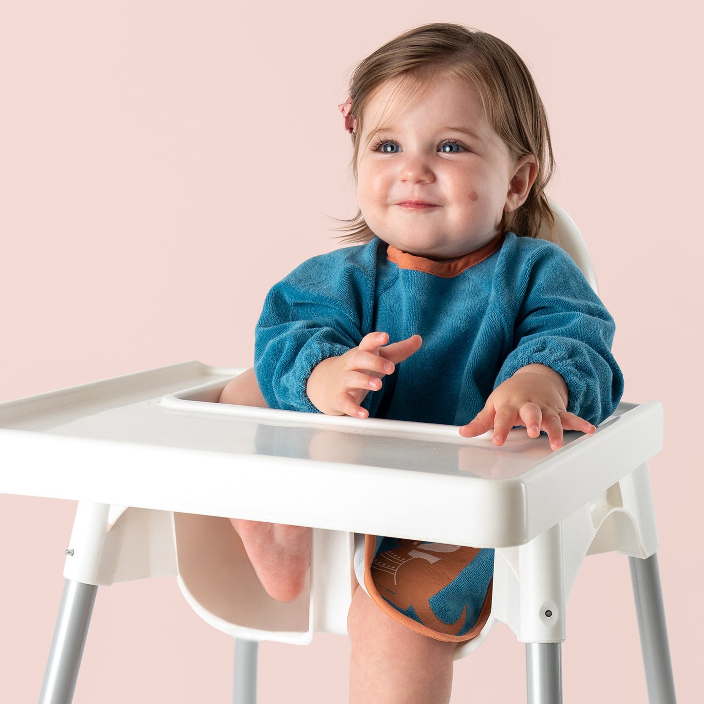 Bavoir bébé à manches longues imperméable