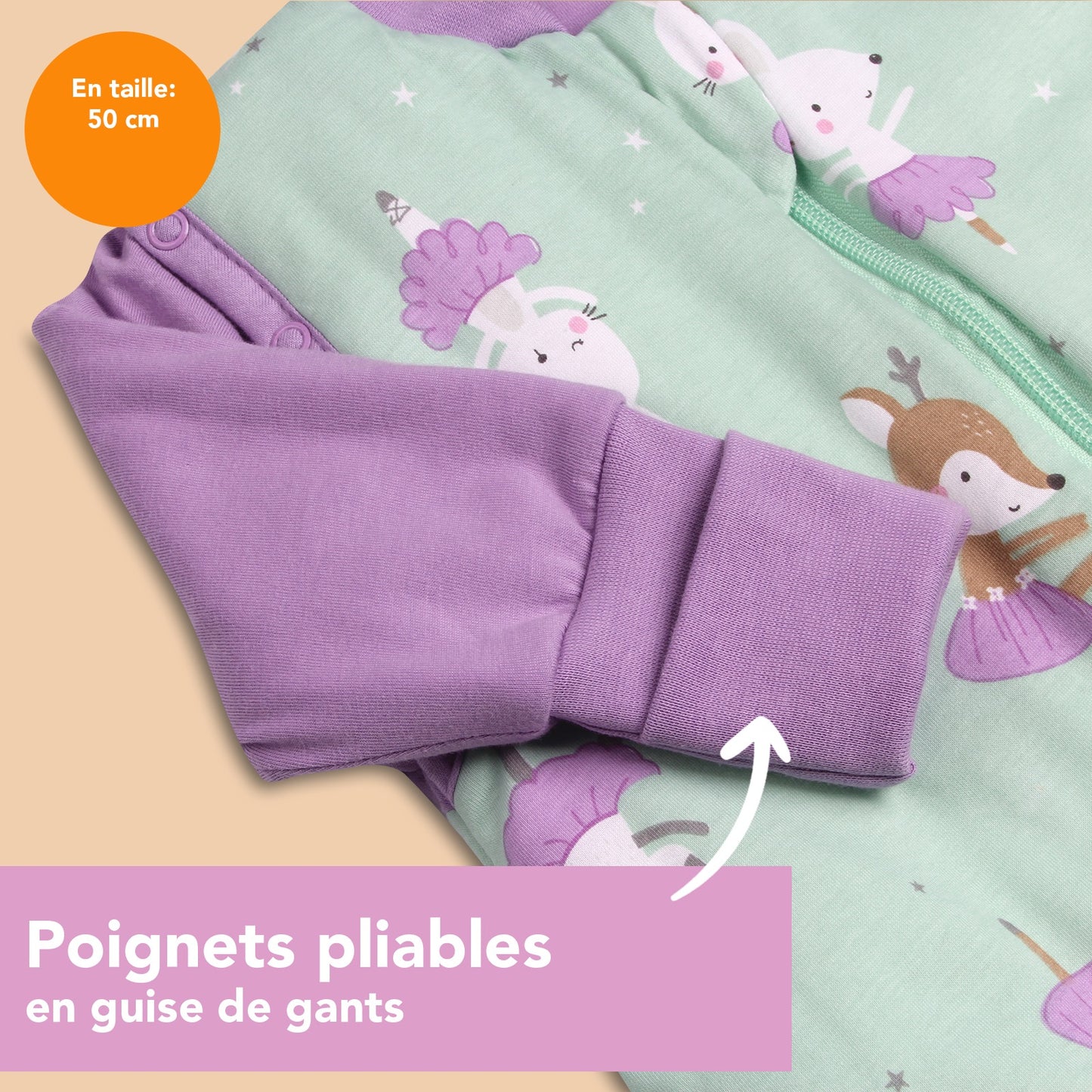 Gigoteuse à pieds - 2.5 TOG toutes saisons