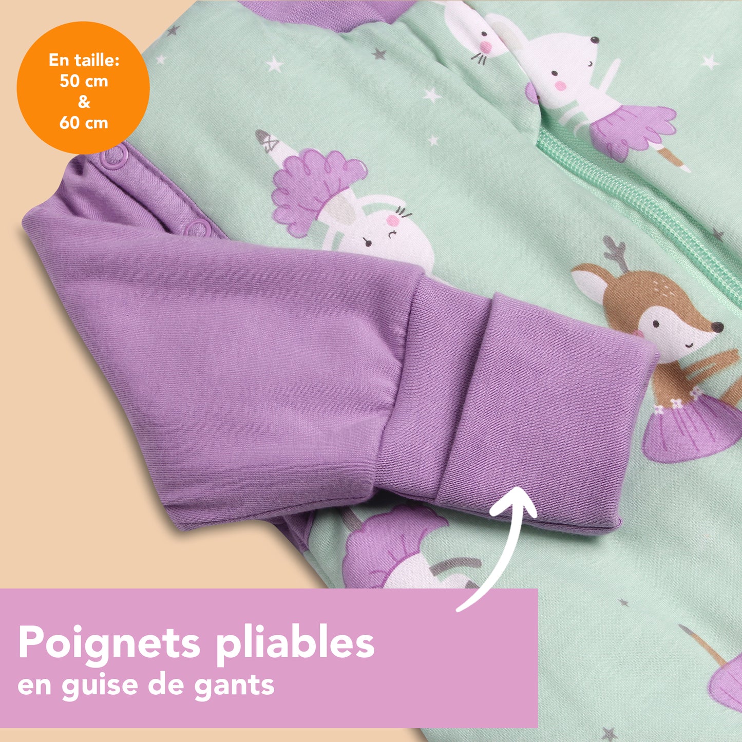 Gigoteuse à pieds - 2.5 TOG toutes saisons
