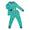 Pyjama deux pièces pour enfant_Animaux marins_devant_444